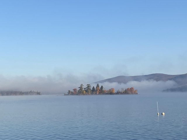 87 Chase Point Rd, Tuftonboro, NH 03853 - water view featuring a mountainous background