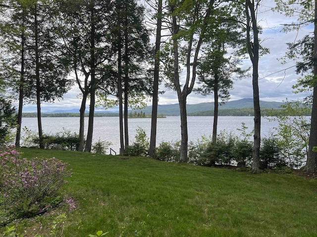 87 Chase Point Rd, Tuftonboro, NH 03853 - water view featuring a mountain backdrop
