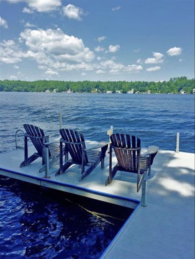 34 Baker Ave, Deerfield, NH 03037 - dock area featuring a water view