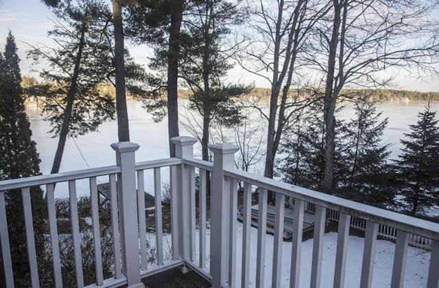 34 Baker Ave, Deerfield, NH 03037 - deck with a water view