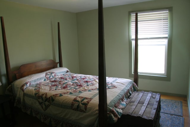 1083 Back Center Rd, Lyndon, VT 05851 - bedroom with wood finished floors and baseboards