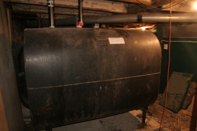 1083 Back Center Rd, Lyndon, VT 05851 - utilities with oil tank