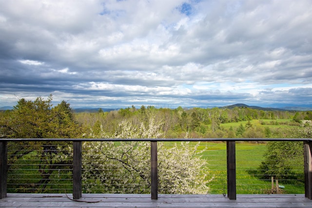 304 Green Bay Loop, Peacham, VT 05862 - view of deck
