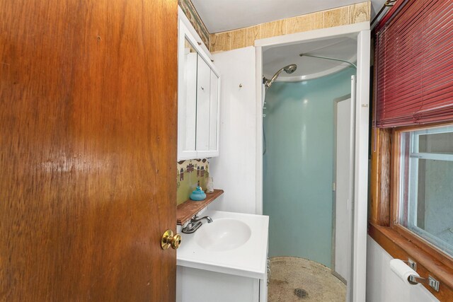 124 Hanson Rd, Ossipee, NH 03864 - bathroom with a shower and vanity