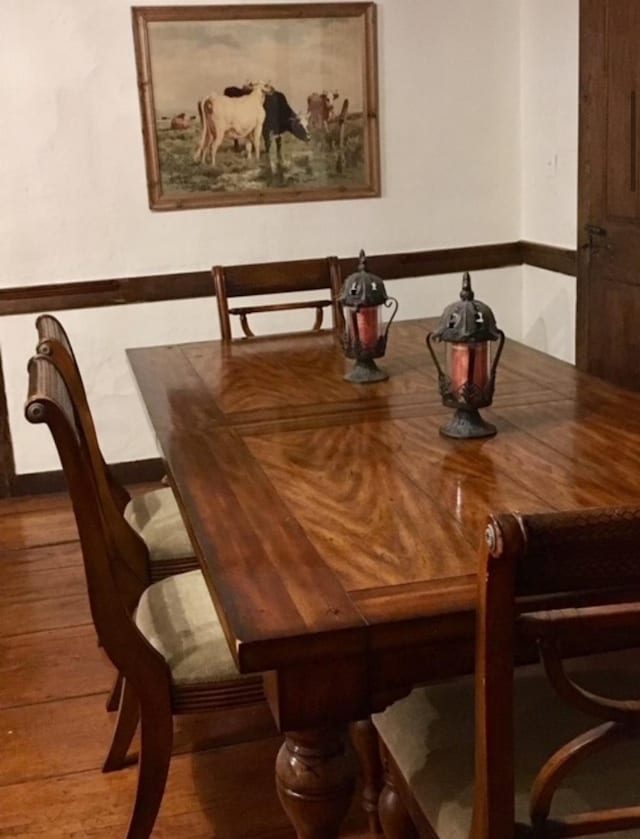 1186 Pucker St Unit 1.5Acres, Stowe, VT 05672 - dining room featuring wood finished floors