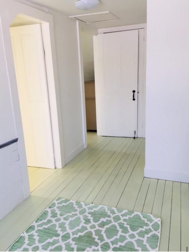 1186 Pucker St Unit 1.5Acres, Stowe, VT 05672 - hall featuring light wood-style flooring and baseboards