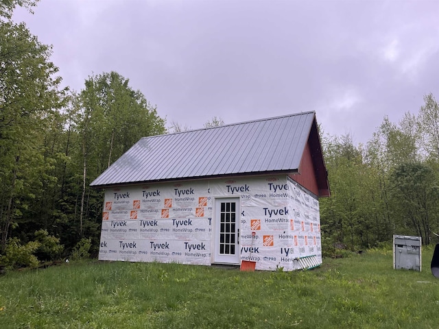 3010 Buck Hill Rd, Westfield, VT 05874 - view of property exterior with metal roof