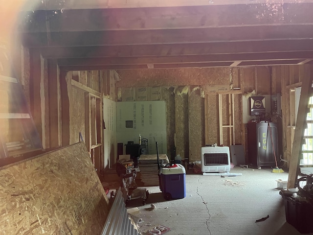 3010 Buck Hill Rd, Westfield, VT 05874 - misc room with heating unit and water heater