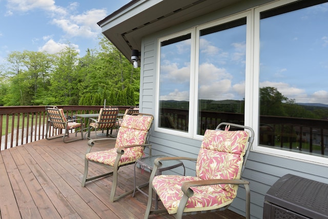 24 N Peak Vlg, Newbury, NH 03255 - view of wooden terrace