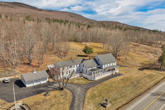 959 Presidential Hwy, Jefferson, NH 03583 - overview of rural landscape with a mountain backdrop