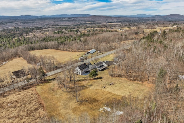959 Presidential Hwy, Jefferson, NH 03583 - aerial view of sparsely populated area with a mountain backdrop