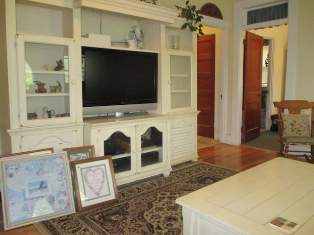 1996 Main St, Bethlehem, NH 03574 - living area with wood finished floors