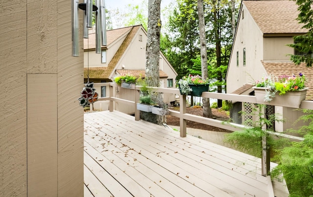 21 Pleasant Dr, Grantham, NH 03753 - view of wooden deck