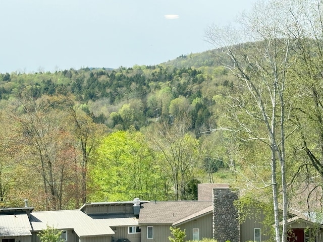 2366 Mountain Rd Unit 3, Stowe, VT 05672 - view of mountain backdrop with a forest