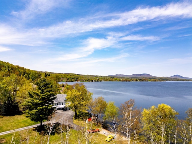 57 Farrants Pt, Newport City, VT 05855 - water view with a mountain backdrop
