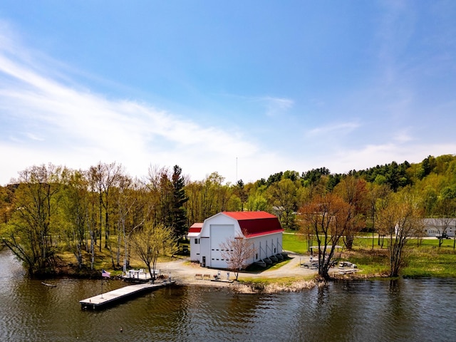 57 Farrants Pt, Newport City, VT 05855 - water view with a boat dock