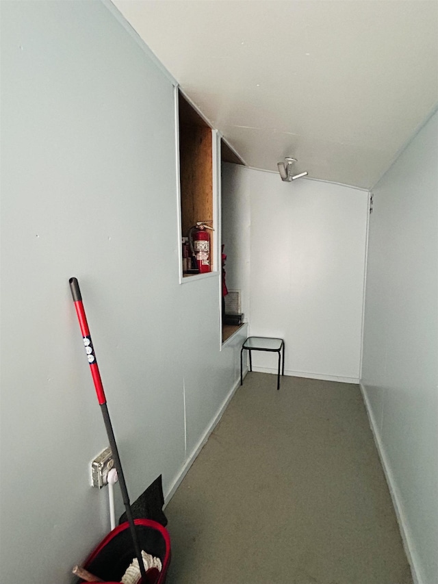 6998 River Rd, Lemington, VT 05903 - hallway with carpet flooring and baseboards