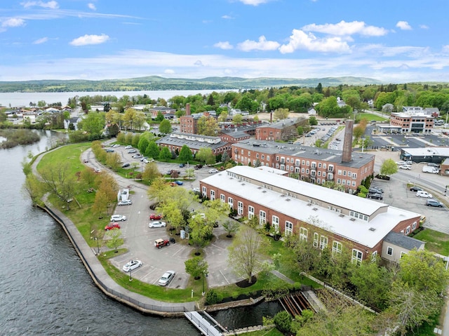 48 Landing Ln Unit 15, Laconia, NH 03246 - drone / aerial view of a water and mountain view and apartment complex / building