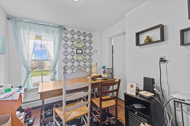 1460 Main St, Waitsfield, VT 05673 - home office featuring wood finished floors