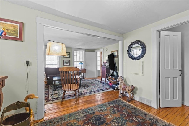 1460 Main St, Waitsfield, VT 05673 - foyer entrance with hardwood / wood-style flooring and baseboards