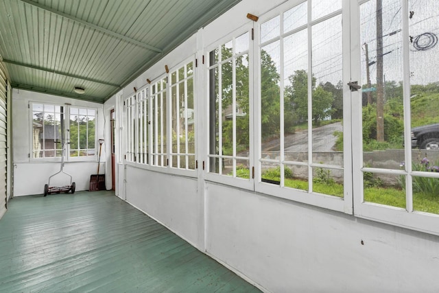 31 Prospect St, Franklin, NH 03235 - unfurnished sunroom featuring wood finished floors