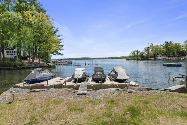 556 Weirs Blvd Unit 6, Laconia, NH 03246 - dock featuring a water view