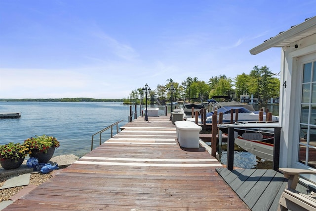 556 Weirs Blvd Unit 6, Laconia, NH 03246 - dock area featuring a water view