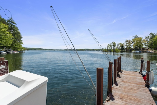 556 Weirs Blvd Unit 6, Laconia, NH 03246 - dock area with a water view