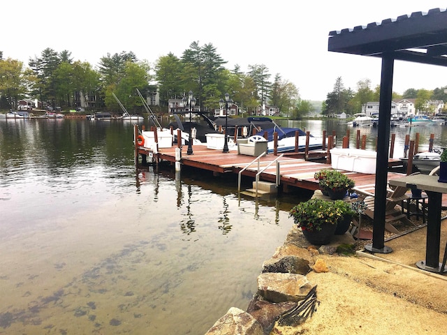 556 Weirs Blvd Unit 6, Laconia, NH 03246 - dock with a water view