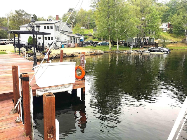 556 Weirs Blvd Unit 6, Laconia, NH 03246 - dock area with a water view