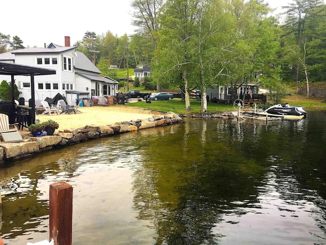 556 Weirs Blvd Unit 6, Laconia, NH 03246 - dock featuring a water view