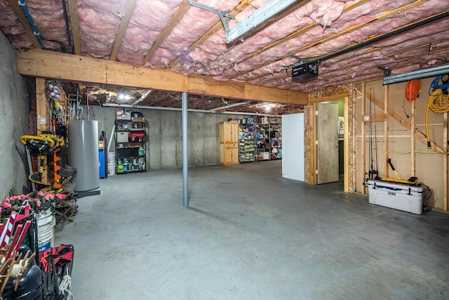 213 Singing Cedars Rd, Orwell, VT 05760 - unfinished below grade area featuring water heater