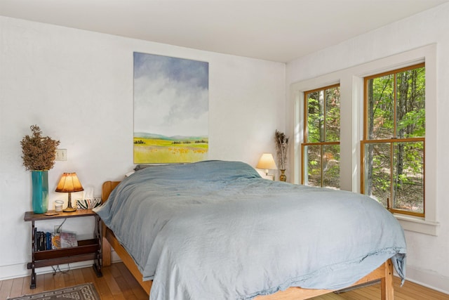 44 Clarksville Rd, Tunbridge, VT 05077 - bedroom featuring hardwood / wood-style flooring and baseboards