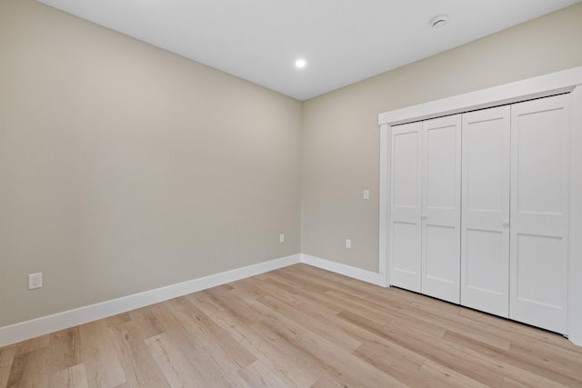 280 Sterling Dr, Laconia, NH 03246 - unfurnished bedroom featuring light wood-style flooring, baseboards, and recessed lighting
