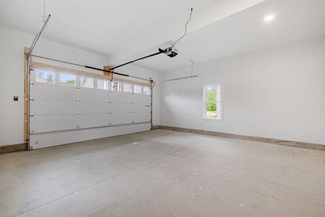 280 Sterling Dr, Laconia, NH 03246 - garage with baseboards