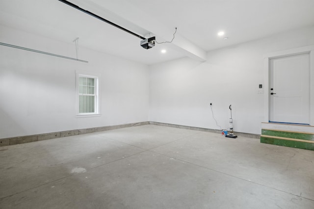 280 Sterling Dr, Laconia, NH 03246 - garage with a garage door opener and recessed lighting