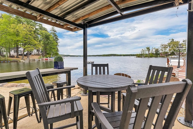 556 Weirs Blvd Unit 4, Laconia, NH 03246 - dock area with a water view