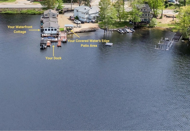 556 Weirs Blvd Unit 4, Laconia, NH 03246 - bird's eye view of a large body of water