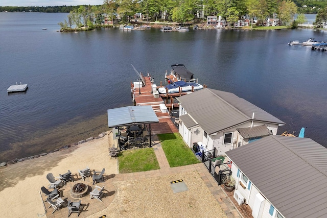 556 Weirs Blvd Unit 4, Laconia, NH 03246 - aerial view of a large body of water