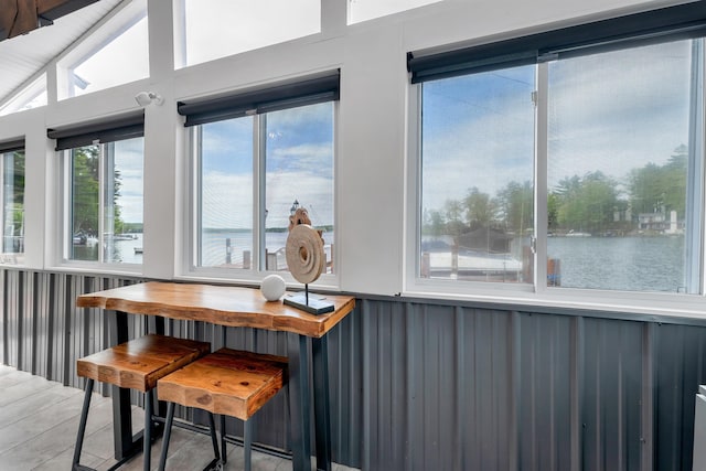 556 Weirs Blvd Unit 4, Laconia, NH 03246 - dining area featuring a water view