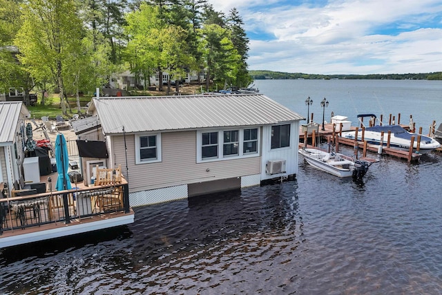 556 Weirs Blvd Unit 4, Laconia, NH 03246 - dock area featuring a water view