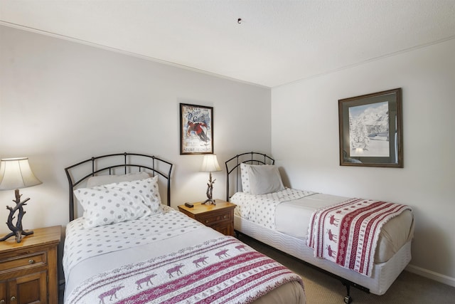 6049 Mountain Rd Unit 20, Stowe, VT 05672 - carpeted bedroom featuring baseboards