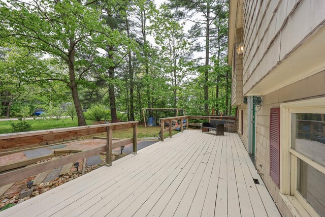 11 Riverside Dr, Rochester, NH 03867 - deck featuring view of scattered trees