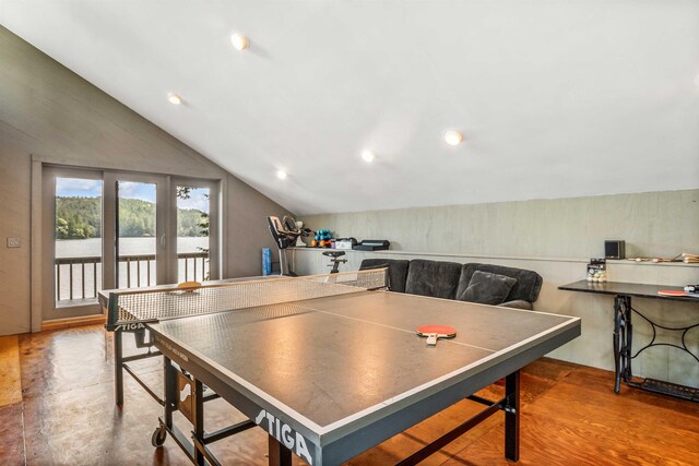 75 Westwood Rd, Sunapee, NH 03782 - playroom featuring vaulted ceiling