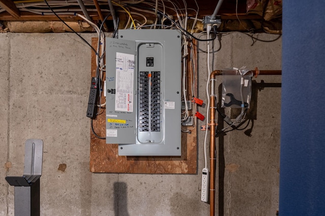 11 Beauchesne Dr, Hooksett, NH 03106 - utility room featuring electric panel