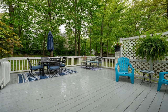 11 Beauchesne Dr, Hooksett, NH 03106 - deck with outdoor dining area