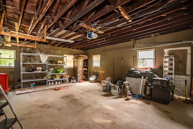 82 S Jewett St, Manchester, NH 03103 - garage with a garage door opener