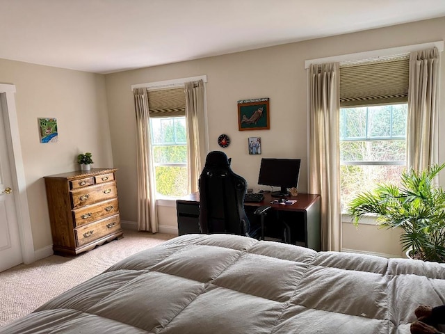 1 Stannard Dr, Essex, VT 05452 - bedroom with light colored carpet, baseboards, and a desk