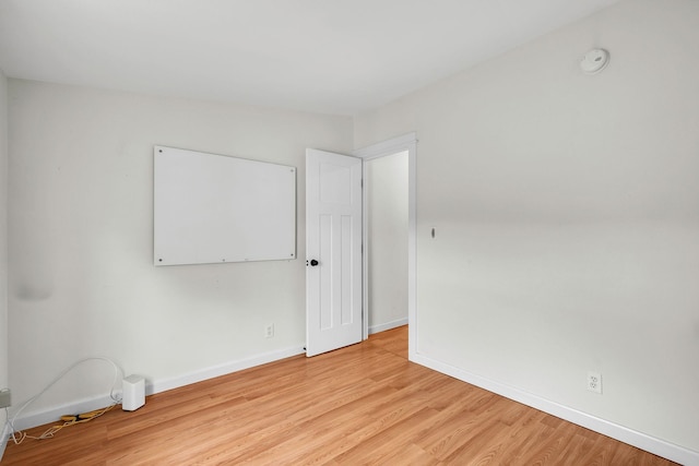 2547 River Rd, Moretown, VT 05602 - unfurnished room with wood finished floors, baseboards, and a smoke detector