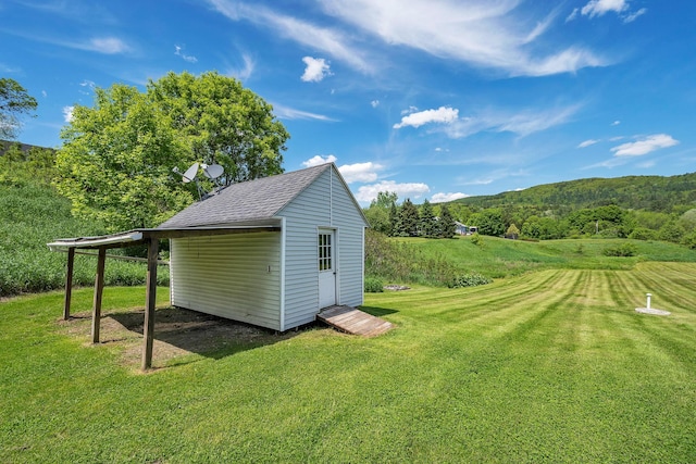 2547 River Rd, Moretown, VT 05602 - view of shed featuring a carport
